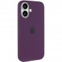 Чохол Silicone case (AAA) with Magsafe and Animation (button) для Apple iPhone 16 Plus (6.7