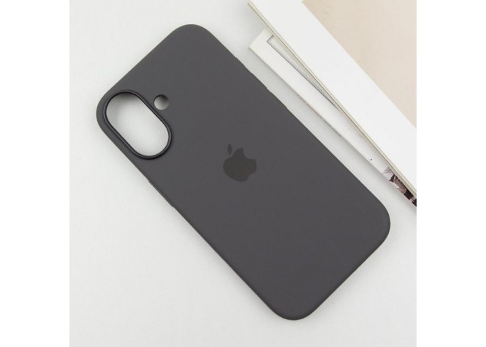Чохол Silicone case (AAA) with Magsafe and Animation (button) для Apple iPhone 16 Plus (6.7