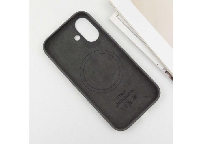 Чохол Silicone case (AAA) with Magsafe and Animation (button) для Apple iPhone 16 Plus (6.7