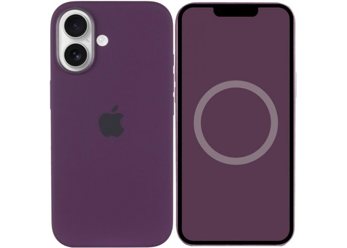 Чохол Silicone case (AAA) with Magsafe and Animation (button) для Apple iPhone 16 Plus (6.7