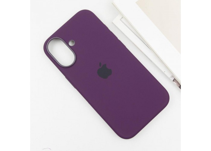 Чохол Silicone case (AAA) with Magsafe and Animation (button) для Apple iPhone 16 Plus (6.7