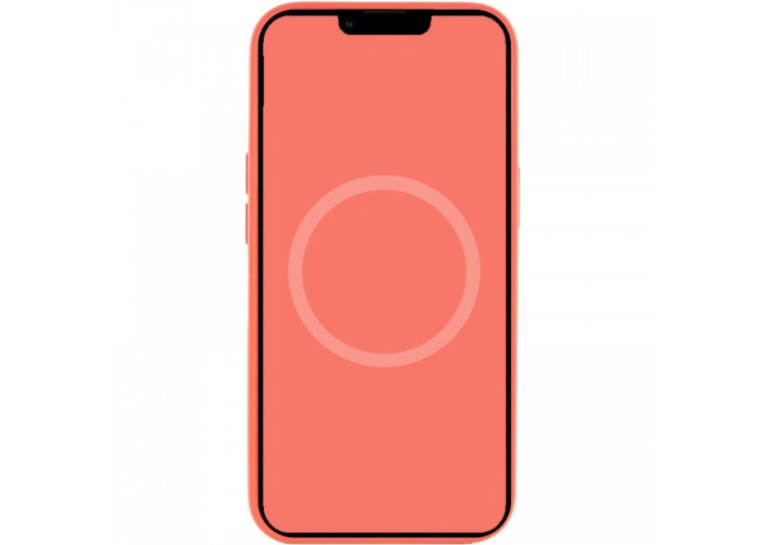 Чохол Silicone case (AAA) with Magsafe and Animation для Apple iPhone 13 (6.1