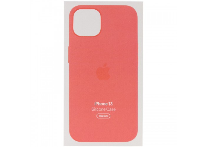 Чохол Silicone case (AAA) with Magsafe and Animation для Apple iPhone 13 (6.1