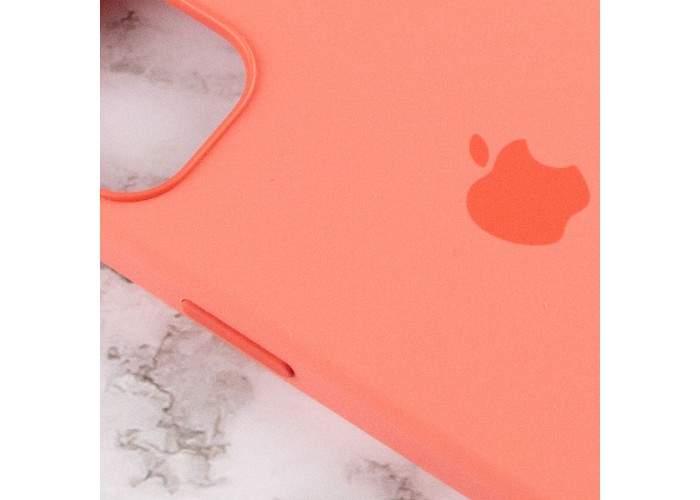 Чохол Silicone case (AAA) with Magsafe and Animation для Apple iPhone 13 (6.1