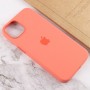 Чохол Silicone case (AAA) with Magsafe and Animation для Apple iPhone 13 (6.1