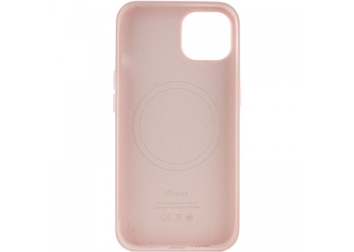 Чохол Silicone case (AAA) with Magsafe and Animation для Apple iPhone 13 (6.1