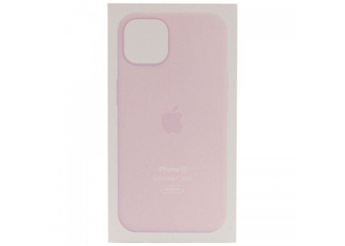 Чохол Silicone case (AAA) with Magsafe and Animation для Apple iPhone 13 (6.1