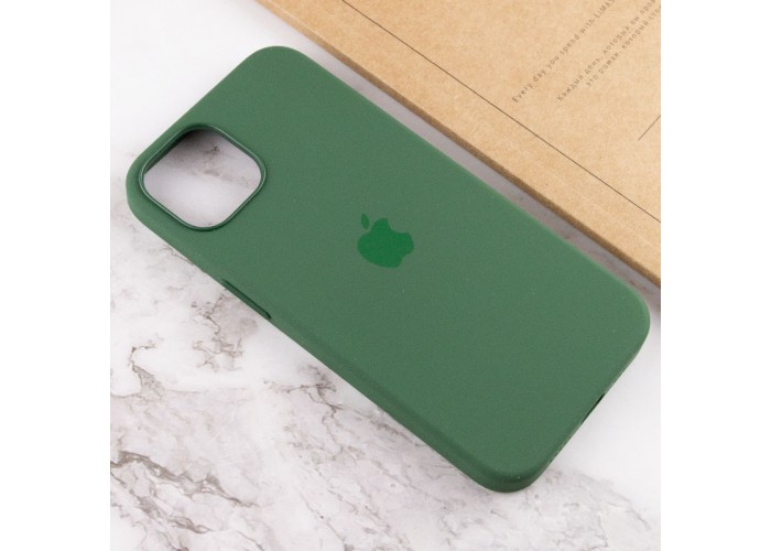 Чохол Silicone case (AAA) with Magsafe and Animation для Apple iPhone 13 (6.1