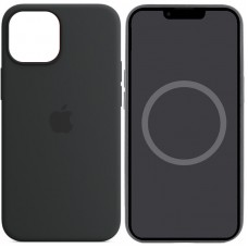 Чохол Silicone case (AAA) with Magsafe and Animation для Apple iPhone 14 (6.1")  Чорний / Midnight - 00000072055_1