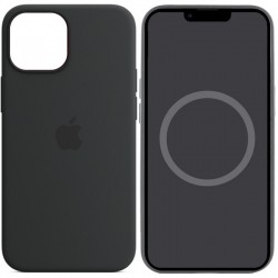 Чохол Silicone case (AAA) with Magsafe and Animation для Apple iPhone 14 (6.1")  Чорний / Midnight - 00000072055_1