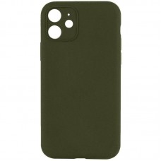 Чохол Silk Full Camera Protective (AA) NO LOGO для Apple iPhone 12 (6.1")  Зелений / Dark Olive - 00000070224_18