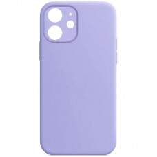 Чохол Silk Full Camera Protective (AA) NO LOGO для Apple iPhone 12 (6.1")  Бузковий / Lilac - 00000070224_31