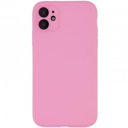 Чохол Silk Full Camera Protective (AA) NO LOGO для Apple iPhone 12 (6.1")  Рожевий / Light pink - 00000070224_4