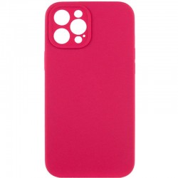 Чохол Silk Full Camera Protective (AA) NO LOGO для Apple iPhone 12 Pro Max (6.7")  Червоний / Rose Red - 00000070226_13