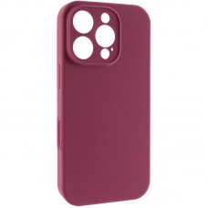 Чохол Silicone Case Full Camera Protective (AA) NO LOGO для Apple iPhone 16 Pro (6.3")  Бордовий / Plum - 00000074952_3