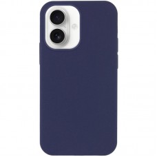 Чохол Silicone Case Full Protective (AA) NO LOGO для Apple iPhone 16 (6.1")  Темно-синій / Midnight blue - 00000072979_36