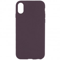 Чохол Silk Full Protective (AA) NO LOGO для Apple iPhone X / XS (5.8")  Фіолетовий / Elderberry - 00000072439_38