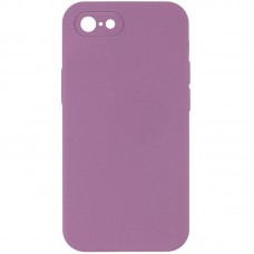 Чохол Silicone Case Square Full Camera Protective (AA) NOLOGO для Apple iPhone 6/6s (4.7")  Ліловий / Lilac Pride - 00000072148_25