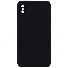 Чохол Silk Square Full Camera Protective (AA) NO LOGO для Apple iPhone X / XS (5.8")  Чорний / Black - 00000072151_27