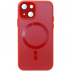 Чохол TPU+Glass Sapphire Midnight with MagSafe для Apple iPhone 15 Plus (6.7")  Червоний / Red - 00000066640_4