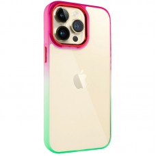 Чохол TPU+PC Fresh sip series для Apple iPhone 13 Pro Max (6.7")  Салатовий / Рожевий - 00000055235_5
