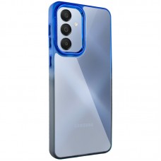 Чохол TPU+PC Fresh sip series для Samsung Galaxy A35  Чорний / Синій - 00000072177_9