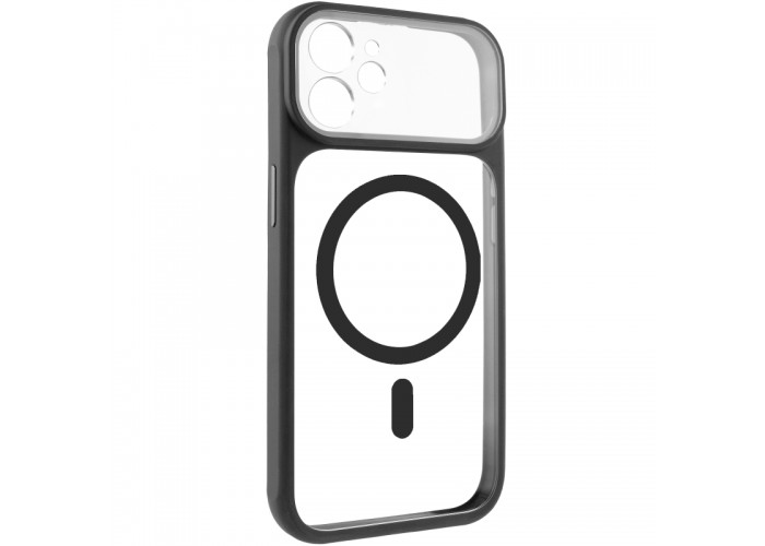 Чохол TPU+PC GETMAN Moon Clear with MagSafe для Apple iPhone 12 (6.1