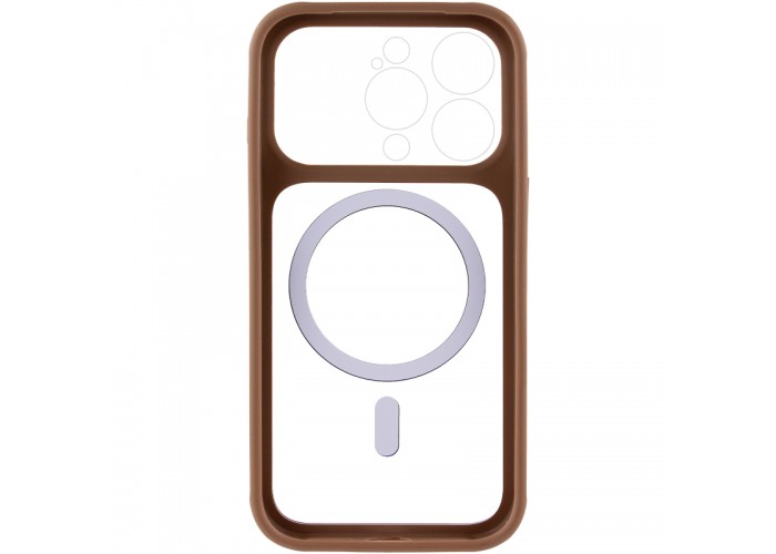 Чохол TPU+PC GETMAN Moon Clear with MagSafe для Apple iPhone 14 Pro (6.1