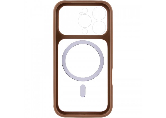 Чохол TPU+PC GETMAN Moon Clear with MagSafe для Apple iPhone 16 Pro (6.3