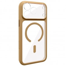 Чохол TPU+PC GETMAN Moon Clear with MagSafe для Apple iPhone 17 Pro (6.3")  Brown - 00000084777_3