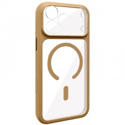 Чохол TPU+PC GETMAN Moon Clear with MagSafe для Apple iPhone 17 Pro (6.3")  Brown - 00000084777_3