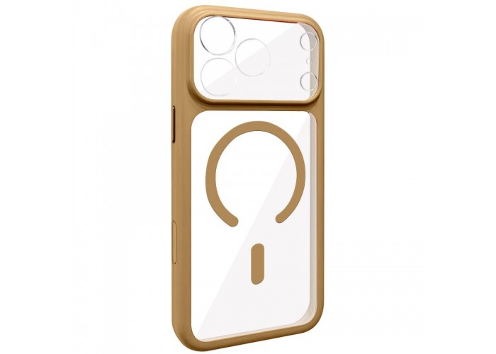 Чохол TPU+PC GETMAN Moon Clear with MagSafe для Apple iPhone 17 Pro (6.3