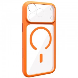 Чохол TPU+PC GETMAN Moon Clear with MagSafe для Apple iPhone 17 Pro Max (6.9")  Orange - 00000084778_5