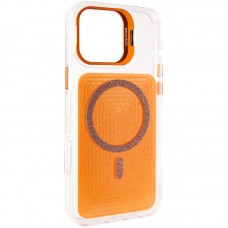 Чохол TPU+PC Jewel Sparkle with MagSafe для Apple iPhone 16 Pro Max (6.9")  Orange Sparkle - 00000084796_4