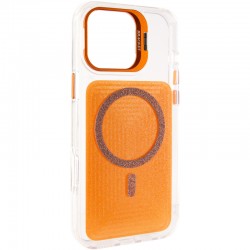 Чохол TPU+PC Jewel Sparkle with MagSafe для Apple iPhone 16 Pro Max (6.9")  Orange Sparkle - 00000084796_4