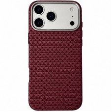 Чохол TPU+PC KVZV Triangular Pattern with Magnetic Fit для Apple iPhone 17 Pro / 18 Pro (6.3")  Red - 00000088019_5