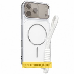 Чохол TPU+PC Pacific with Magnetic Fit and straps для Apple iPhone 13 Pro (6.1")  White - 00000088152_2