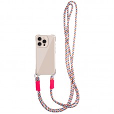 Чохол TPU CrossBody with straps для Apple iPhone 14 Pro Max (6.7")  Antique White - 00000078825_1