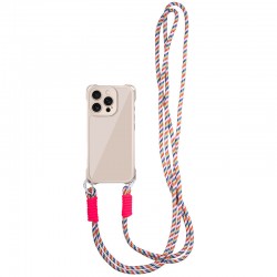 Чохол TPU CrossBody with straps для Apple iPhone 14 Pro Max (6.7")  Antique White - 00000078825_1