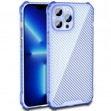 Чохол TPU Ease Carbon color series для Apple iPhone 13 Pro (6.1")  Синій / Прозорий - 00000055696_3