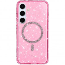 Чохол TPU Eclipse Sparkle (MagFit) для Samsung Galaxy S25 / S24  Pink - 00000076355_3