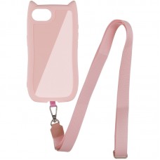 Чохол TPU GETMAN Cat with straps для Apple iPhone 16e (6.1")  Pink - 00000078834_3