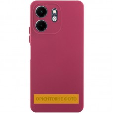 Чохол TPU GETMAN Liquid Silk Full Camera для Motorola Moto G86 5G  Бордовий / Marsala - 00000082476_2