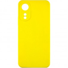 Чохол TPU GETMAN Liquid Silk Full Camera для Oppo A78 4G  Жовтий / Flash - 00000075771_2