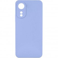Чохол TPU GETMAN Liquid Silk Full Camera для Oppo A78 4G  Бузковий / Light purple - 00000075771_16