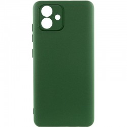 Чохол TPU GETMAN Liquid Silk Full Camera для Samsung Galaxy A07  Зелений / Dark green - 00000080406_10