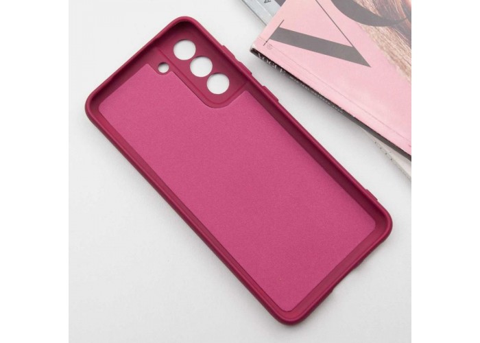 Чохол TPU GETMAN Liquid Silk Full Camera для Samsung Galaxy S21