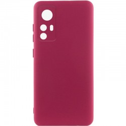 Чохол TPU GETMAN Liquid Silk Full Camera для Xiaomi 12T / 12T Pro  Бордовий / Marsala - 00000081487_1