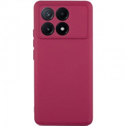 Чохол TPU GETMAN Liquid Silk Full Camera для Xiaomi Poco X6 Pro  Бордовий / Marsala - 00000075779_1