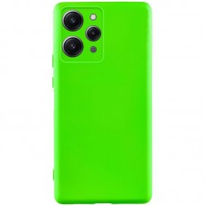 Чохол TPU GETMAN Liquid Silk Full Camera для Xiaomi Redmi 12  Салатовий / Neon Green - 00000077924_9
